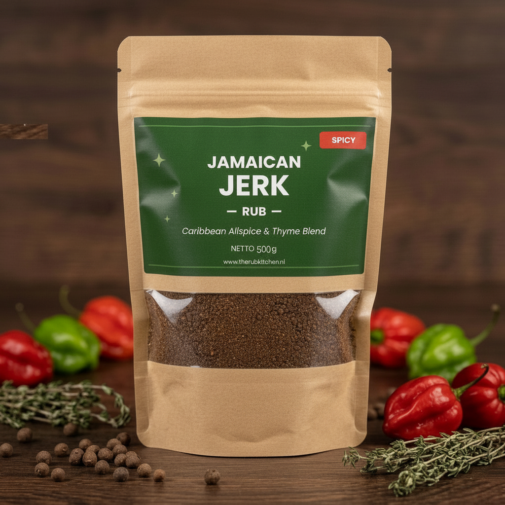 Jamaican Jerk BBQ Rub 500g Grootverpakking — The Rub Kitchen