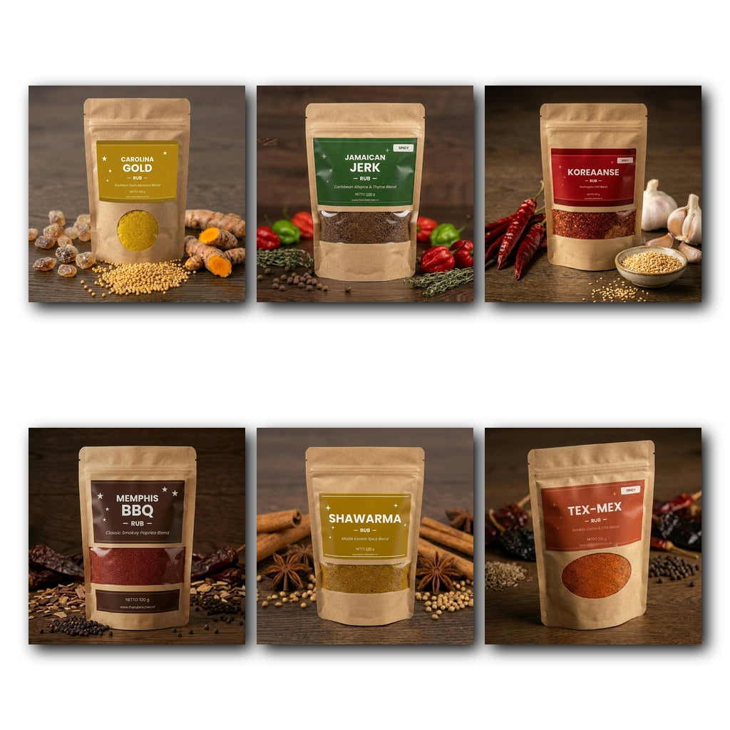 Starter Pack 3 zakjes naar keuze 3x100 - 100g — The Rub Kitchen
